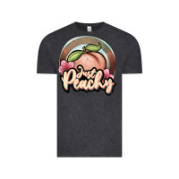 Vintage Black just peachy Vintage Tee - JahusDesignShop