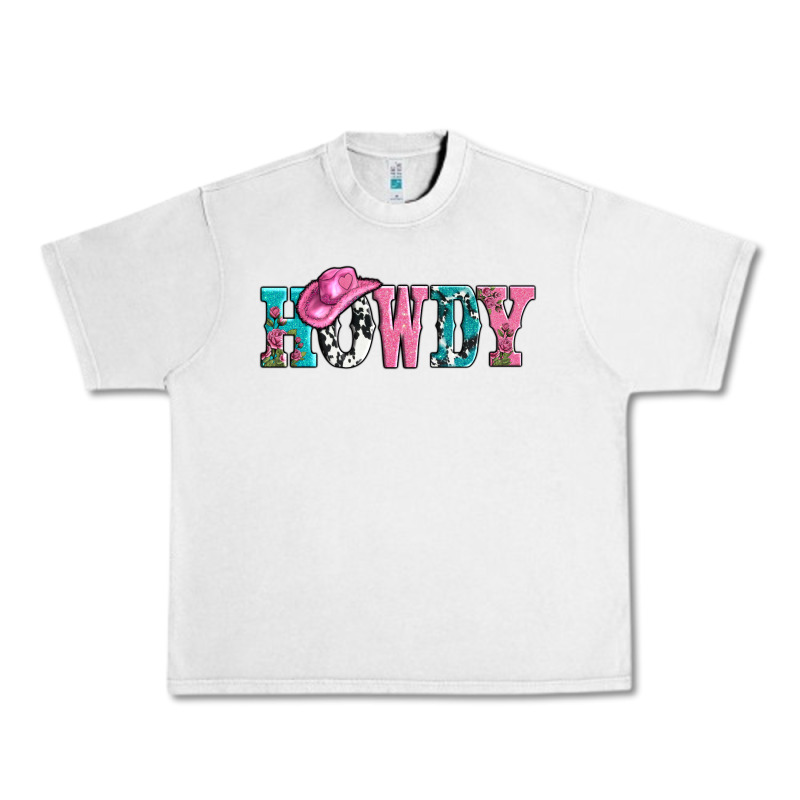 Valentines Day Howdy And Heart Gift Urban Heavy Tee by AdoDesignShop | Teevron