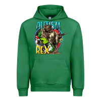 Emerald Autism Rex Urban Hoodie - CowGirlArtShop