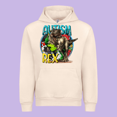 Autism Rex Urban Hoodie Designed By Cowgirlartshop