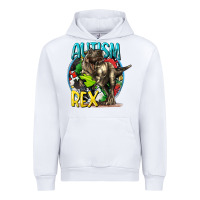 White Autism Rex Urban Hoodie - CowGirlArtShop