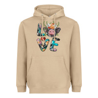 Mushroom pig love Heavyweight Hoodie - BarkalooDesign