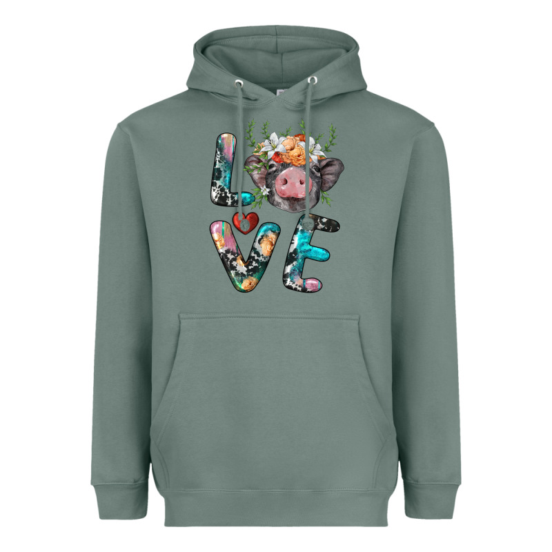 Pig Love Heavyweight Hoodie by BarkalooDesign | Teevron