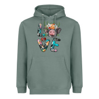 Sage pig love Heavyweight Hoodie - BarkalooDesign