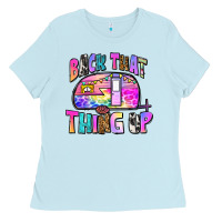 Baby Blue back that thing up Ladies Tee - Zillion Design Studio