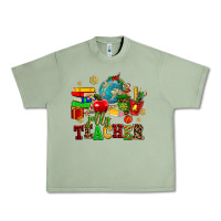 Oil Green christmas jolly teachers Urban Heavy Tee - AdoDesignShop