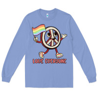 Colony Blue love everyone Long Sleeve Tee - MaliasSmallBusiness