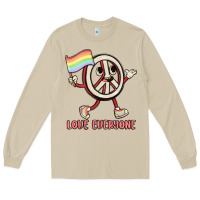 Mushroom love everyone Long Sleeve Tee - MaliasSmallBusiness