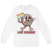White love everyone Long Sleeve Tee - MaliasSmallBusiness