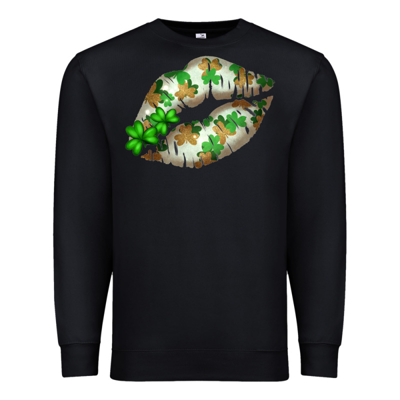 St. Patricks Day White Lips Premium Sweatshirt by Bettercallsaul | Teevron