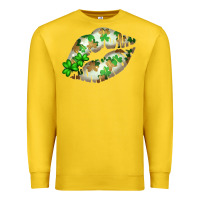 Lemon St. Patricks Day White Lips Premium Sweatshirt - Bettercallsaul