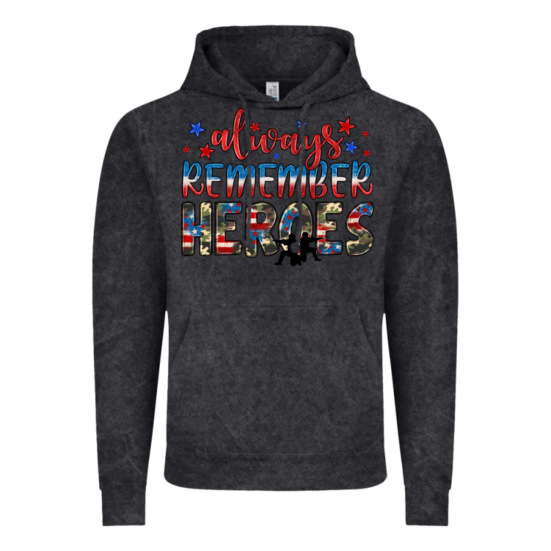 Always Remember Heroes Vintage Hoodie by JahusDesignShop | Teevron