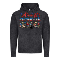 Vintage Black always remember heroes Vintage Hoodie - JahusDesignShop