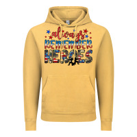 Vintage Mustard always remember heroes Vintage Hoodie - JahusDesignShop