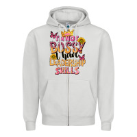 Dove Grey im not bossy i just have leadership skills Zipper Hoodie - NancyCooperArtShop
