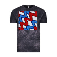 Cloud Black Glitter 4th Of July Seamless Pattern Vintage Tee - BundleAndBundleShop