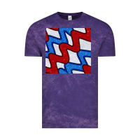 Cloud Purple Glitter 4th Of July Seamless Pattern Vintage Tee - BundleAndBundleShop