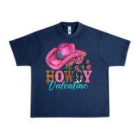 Navy valentines day cowgirl hat and howdy Urban Heavy Tee - AdoDesignShop