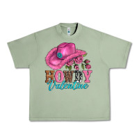 Oil Green valentines day cowgirl hat and howdy Urban Heavy Tee - AdoDesignShop