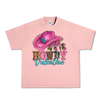 Salmon valentines day cowgirl hat and howdy Urban Heavy Tee - AdoDesignShop