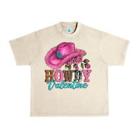 Sandshell valentines day cowgirl hat and howdy Urban Heavy Tee - AdoDesignShop