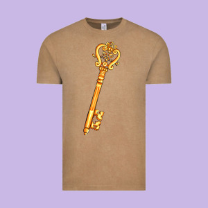 Love Key Vintage Tee Designed By Adodesignshop
