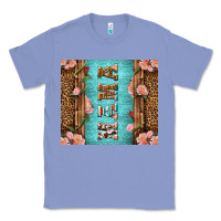 Colony Blue Western Mama Pink Roses Classic Tee - LillyAllenDesigns