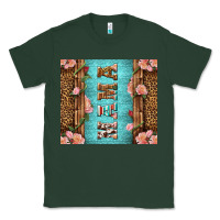 Sports Green Western Mama Pink Roses Classic Tee - LillyAllenDesigns