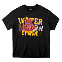 Black watermelon crawl Heavy Core Tee - texasbilliewilder