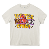 Cream watermelon crawl Heavy Core Tee - texasbilliewilder