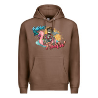 Chestnut Bitches be floatin' skeleton summer Premium Hoodie - NancyCooperArtShop
