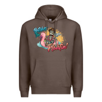 Coffee Bitches be floatin' skeleton summer Premium Hoodie - NancyCooperArtShop