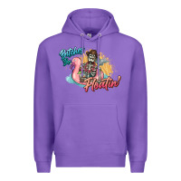 Purple Bitches be floatin' skeleton summer Premium Hoodie - NancyCooperArtShop