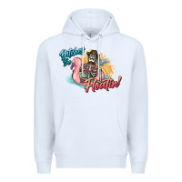 White Bitches be floatin' skeleton summer Premium Hoodie - NancyCooperArtShop