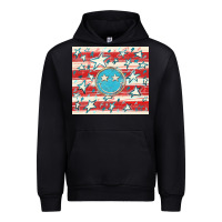 Black America flag smiley  tumbler Urban Hoodie - HowdyJamesFarm