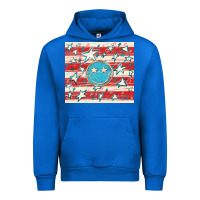 Cobalt America flag smiley  tumbler Urban Hoodie - HowdyJamesFarm