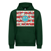 Forest Green America flag smiley  tumbler Urban Hoodie - HowdyJamesFarm