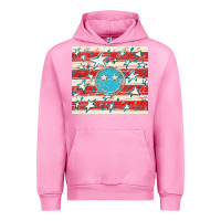 Fuchsia Pink America flag smiley  tumbler Urban Hoodie - HowdyJamesFarm