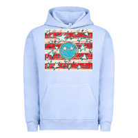Pigment Grape Ice America flag smiley  tumbler Urban Hoodie - HowdyJamesFarm