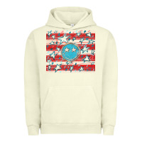 Pigment Pistachio America flag smiley  tumbler Urban Hoodie - HowdyJamesFarm