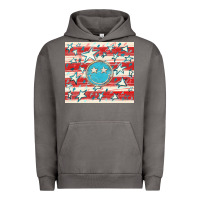 Pigment Tornado America flag smiley  tumbler Urban Hoodie - HowdyJamesFarm