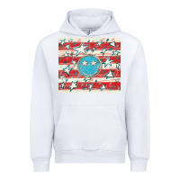 White America flag smiley  tumbler Urban Hoodie - HowdyJamesFarm