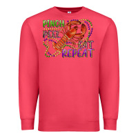 Cardinal pinch peel eat repeat crawfish Premium Sweatshirt - RanaPortraitStore