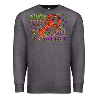 Charcoal Heather pinch peel eat repeat crawfish Premium Sweatshirt - RanaPortraitStore