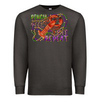 Smoke pinch peel eat repeat crawfish Premium Sweatshirt - RanaPortraitStore