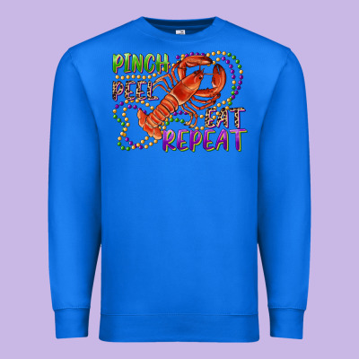 Pinch Peel Eat Repeat Crawfish Premium Sweatshirt Designed By Ranaportraitstore