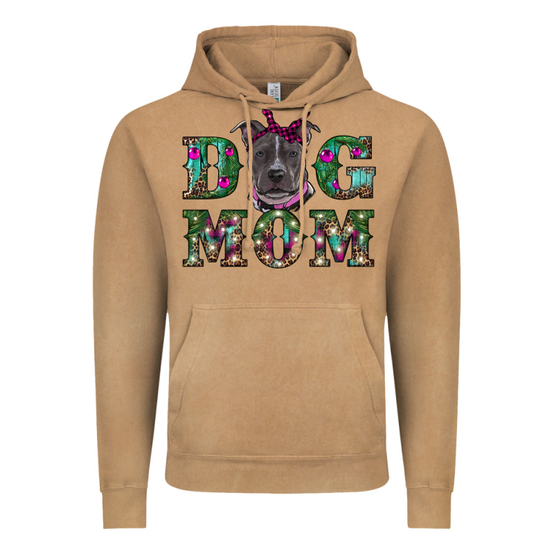 Christmas Dog Mom Pitbull Vintage Hoodie by RanaPortraitStore | Teevron