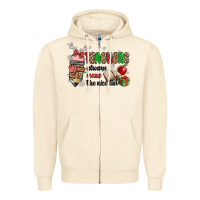 Sandshell teachers always make the nice list Zipper Hoodie - MaliasSmallBusiness