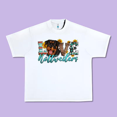 Love Rottweilers Urban Heavy Tee Designed By Artiststas