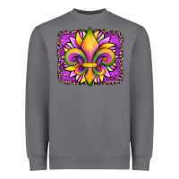 Storm mardi gras fleur de lis sunflower leopard Heavyweight Sweatshirt - Artiststas